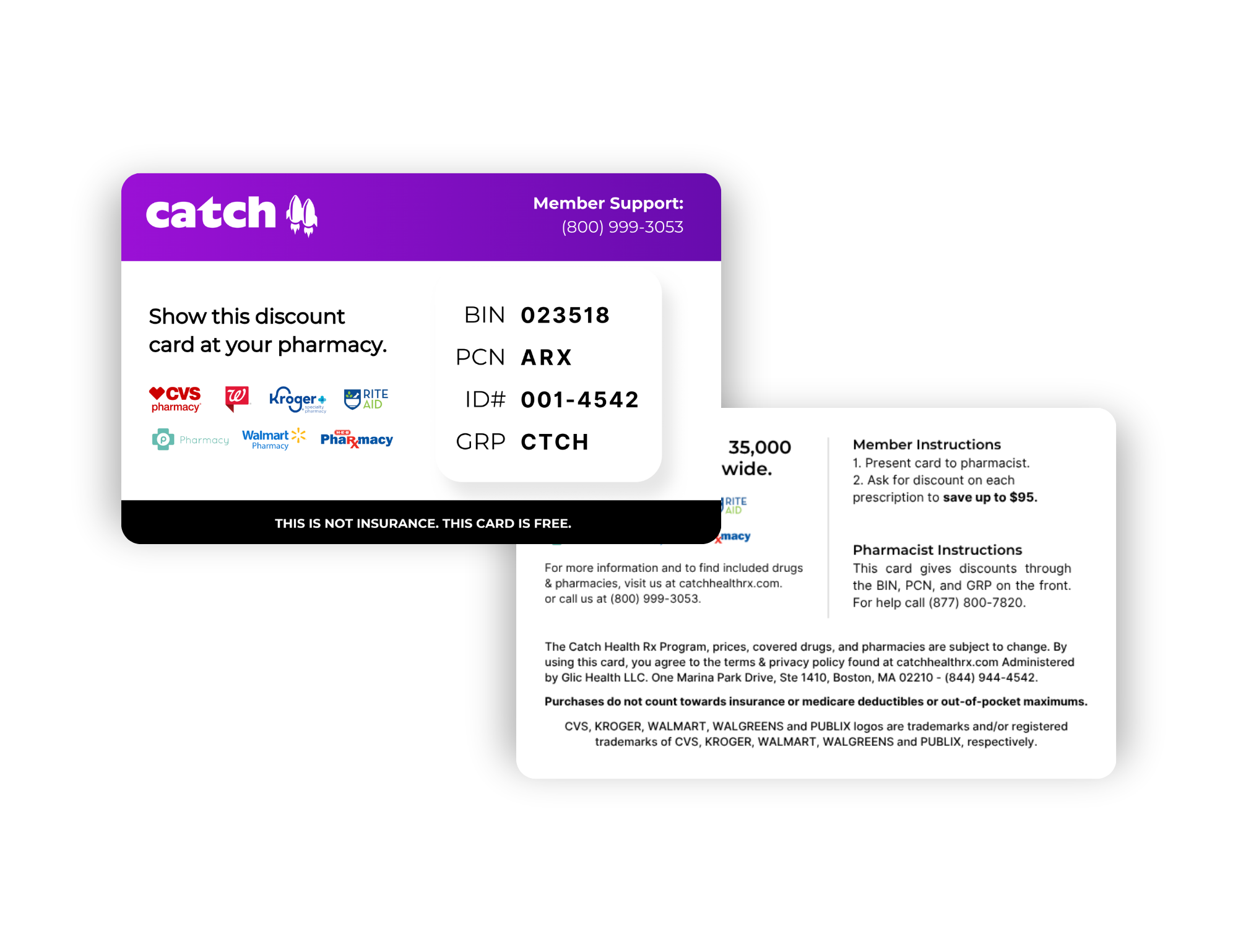 Catch Health Prescription Drug Saving Card